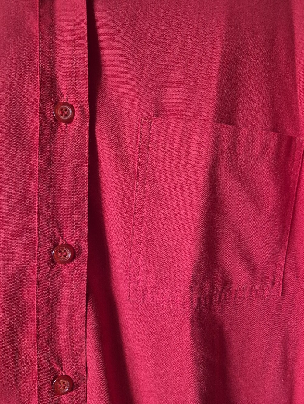 Tilley Endurables Men’s Red Button-Up Shirt – Size Medium ❤️ - Picture 3 of 6